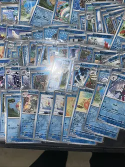 360+ Pokemon Reverse Holo Foil Card Lot Water Energy Type Vaporeon Glaceon ++ - Image 3