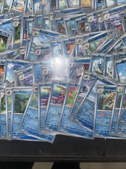 360+ Pokemon Reverse Holo Foil Card Lot Water Energy Type Vaporeon Glaceon ++ - Image 5