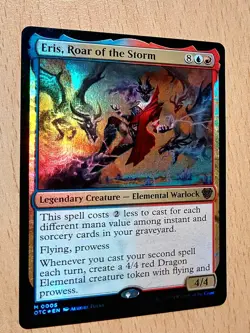 Mtg Magic: +FOIL+ Eris, tosende Sturmboe, Roar of the Storm, English Commander - Image 1