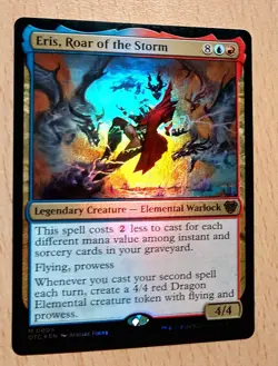 Mtg Magic: +FOIL+ Eris, tosende Sturmboe, Roar of the Storm, English Commander - Image 3