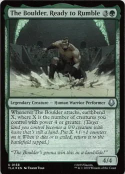 The Boulder, Ready to Rumble - FOIL - U Avatar: The Last Airbender 168 - MTG - Image 1