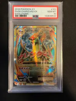 M Charizard EX - Full Art - 101/108 - Holo - XY Evolutions - Pokemon - PSA 10 - Image 1