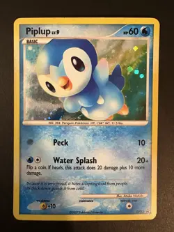 Piplup DP03 Diamond and Pearl Promos Holo Rare Holofoil HP Pokemon TCG - Image 1