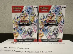 Lot of 2 Pokemon Prismatic Evolutions Booster Bundles, Brand New, Factory Sealed - Image 1