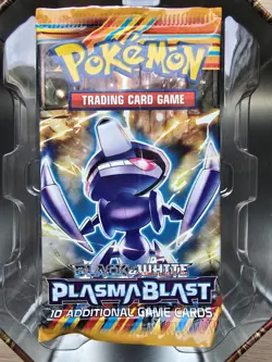 Black & White Plasma Blast Genesect Sealed Pokemon Booster Pack - Image 1