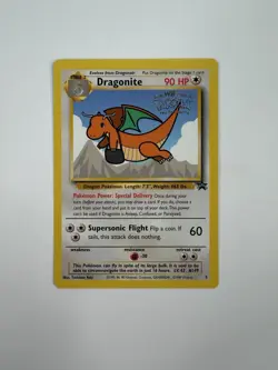 1999 Pokemon Dragonite 5 Movie Wizards Black Star Promo NM OR BETTER NP Rare - Image 1