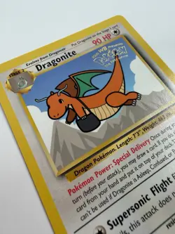 1999 Pokemon Dragonite 5 Movie Wizards Black Star Promo NM OR BETTER NP Rare - Image 5