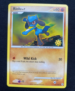 Pokemon Riolu Countdown Calendar 61/130 Snowflake 2007 Stamp Advent NM/LP - Image 1