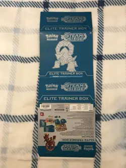 Pokemon XY Steam Siege Volcanion Elite Trainer Box ETB Cover/Poster - Image 1