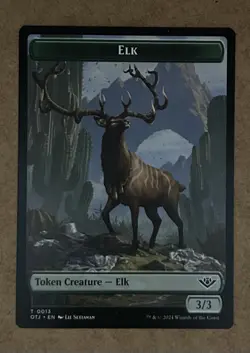 Elk Token - Outlaws of Thunder Junction - NM MTG - Image 1
