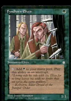 MTG Fyndhorn Elves LP Light Play Ice Age [4501] - Image 1