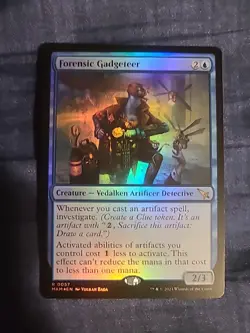 Magic The Gathering TCG Forensic Gadgeteer Murders at Karlov Manor Foil - Image 1