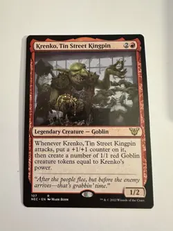 MTG - Krenko, Tin Street Kingpin - Commander: Kamigawa: Neon Dynasty NM - Image 1