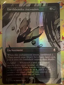 Foil Earthbender Ascension (Borderless) - Avatar: The Last Airbender (TLA) MTG - Image 1