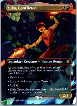 Zuko, Conflicted (Borderless) R Avatar: The Last Airbender 302 NM - Image 1