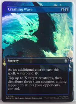 Crashing Wave [New, Near Mint] Borderless *Foil* {Avatar MTG} - Image 1