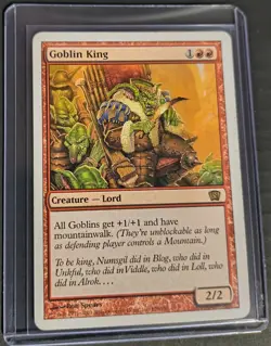 MTG Goblin King 8th Edition MP X1 Magic The Gathering - Image 1