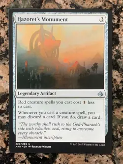 MTG Hazoret's Monument x1 Amonkhet NM, Magic the Gathering - Image 1