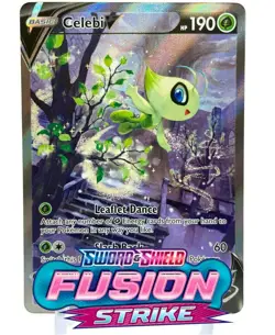 Pokemon Sword & Shield FUSION STRIKE Reverse Holo Foil Gold Secret Rare YOU PICK - Image 1
