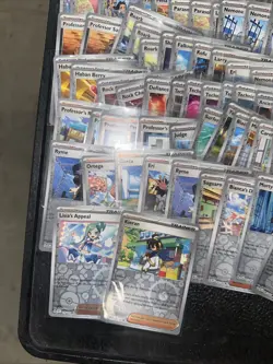 340+ Pokemon Reverse Holo Foil Card Lot Trainer Type Cards Supporter Item Tool + - Image 2