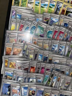 340+ Pokemon Reverse Holo Foil Card Lot Trainer Type Cards Supporter Item Tool + - Image 3