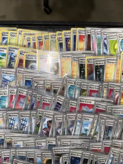 340+ Pokemon Reverse Holo Foil Card Lot Trainer Type Cards Supporter Item Tool + - Image 5