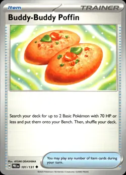 Buddy-Buddy Poffin - Prismatic Evolutions 101/131 - MINT - Pokemon - Image 1