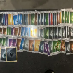 90+ Pokemon Reverse Holo Foil Card Lot Energy Type Holographic Cosmic Energies - Image 1