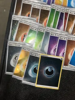90+ Pokemon Reverse Holo Foil Card Lot Energy Type Holographic Cosmic Energies - Image 2
