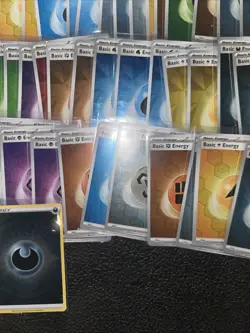 90+ Pokemon Reverse Holo Foil Card Lot Energy Type Holographic Cosmic Energies - Image 3