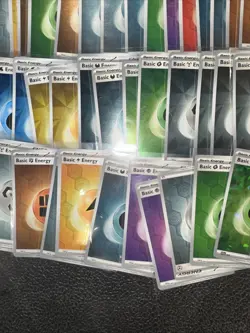 90+ Pokemon Reverse Holo Foil Card Lot Energy Type Holographic Cosmic Energies - Image 4