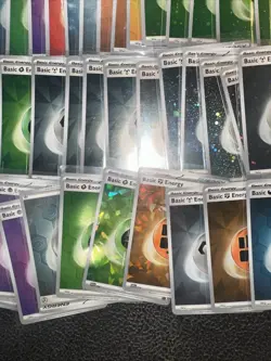 90+ Pokemon Reverse Holo Foil Card Lot Energy Type Holographic Cosmic Energies - Image 5