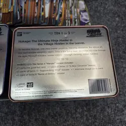 Naruto Shippuden Collectible Card Game Lot 2 Tins Cards - Image 4