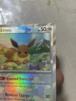 Scarlet And Violet Prismatic Evolutions Eevee Pokeball Card. - Image 5