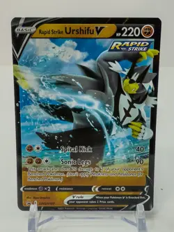 Rapid Strike Urshifu V SWSH107 Promo Pokemon Card - Image 1