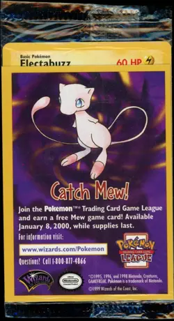 Sealed ELECTABUZZ # 2 Black Star Promo WB Movie WOTC Pokemon Card - Image 1