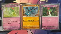 Pokemon TCG Kirlia, Ralts , Riolu Promo Cards 2025 lunchbox promo set - Image 1