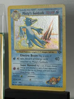 Pokemon Card - Misty’s Golduck Gym Challenge 12/132 Holo Rare - Image 2