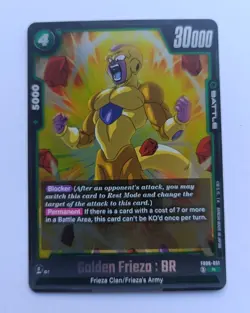 DBS Dragon Ball Fusion World FB06-051 Golden Frieza RARE Trading Card - Image 1