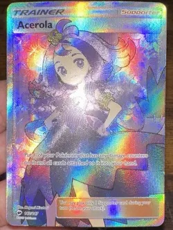 Pokemon Trainer Acerola (Full Art) Card 142/147 Burning Shadows Holo - Image 4