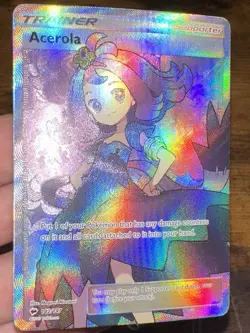 Pokemon Trainer Acerola (Full Art) Card 142/147 Burning Shadows Holo - Image 5