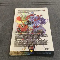 Gilgamesh, Weapon Collector / Godo, Bandit Warlord - Borderless - Foil #0013 NM - Image 2
