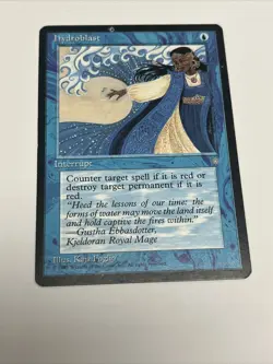 Mtg Misprint Ink Error Printer Hickey Hydroblast Ice Age Blue Instant - Image 1