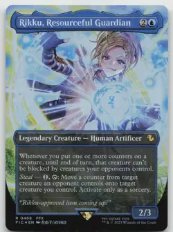 Rikku, Resourceful Guardian (Borderless) (Chocobo Track Foil) R Foil 468 NM - Image 1