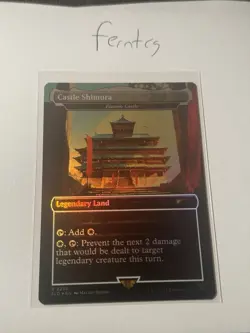 Magic the Gathering Castle Shimura Rare Foil Secret Lair Ships Same Day - Image 1