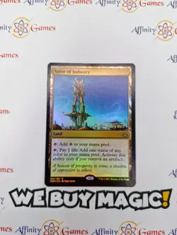 MTG | Spire of Industry | Prerelease | Foil | Moderately Played | English - Image 1