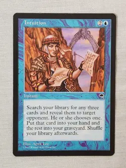 NM Intuition Tempest Mtg Magic the Gathering - Image 1