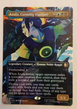 Azula, Cunning Usurper TLA #303 Borderless Rare Foil NM+ - Image 1