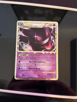 Pokemon Gengar TCG Ultra Rare Holo Card 94/102 HP/MP - Image 1