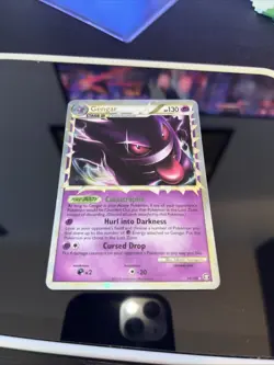 Pokemon Gengar TCG Ultra Rare Holo Card 94/102 HP/MP - Image 3